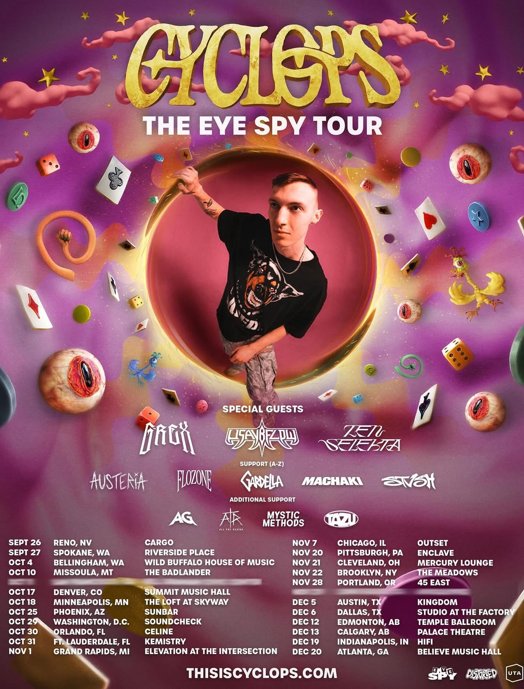 STVSH The Soundtrack to Everything You Forgot Tour Poster 2025